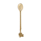 The Palm Tree Long Spoon - Gold in brass — handmade luxury coffee spoon curated by Laiyahome
