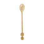 The Pineapple Long Spoon - Gold in brass — handmade luxury coffee spoon curated by Laiyahome