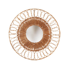 The Montezuma Mirror - Natural in coconut — handmade luxury wall mirror curated by Laiyahome
