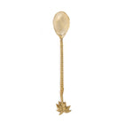 The Palm Tree Spoon - Gold in brass — handmade luxury table spoon curated by Laiyahome