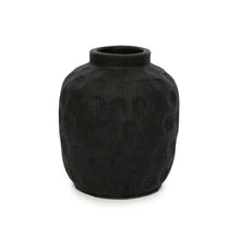 The Trendy Vase - Black - M in terracotta — handmade luxury vase curated by Laiyahome