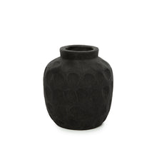 The Trendy Vase - Black - S in terracotta — handmade luxury vase curated by Laiyahome