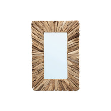 The Driftwood Framed Mirror - Natural - M in wood — handmade luxury wall mirror curated by Laiyahome