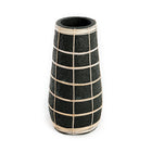 The Cutie Vase - Black Natural - L in terracotta, earthenware — handmade luxury vase curated by Laiyahome