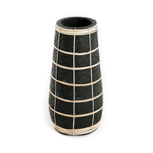 The Cutie Vase - Black Natural - L in terracotta, earthenware — handmade luxury vase curated by Laiyahome