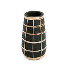 The Cutie Vase - Black Natural - M in terracotta — handmade luxury vase curated by Laiyahome