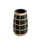 The Cutie Vase - Black Natural - S in terracotta — handmade luxury vase curated by Laiyahome