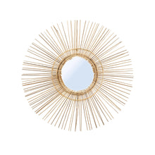 The Tropical Mirror - Natural - L in rattan — handmade luxury wall mirror curated by Laiyahome