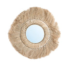 The Pretty Blonde Mirror - Natural - L in glass — handmade luxury wall mirror curated by Laiyahome
