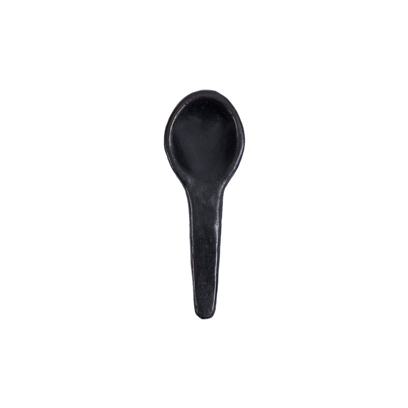 The Burned Tapas Spoon in terracotta — handmade luxury serving spoon curated by Laiyahome