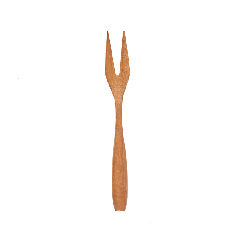 The Tapas Fork - Natural in wood — handmade luxury table fork curated by Laiyahome