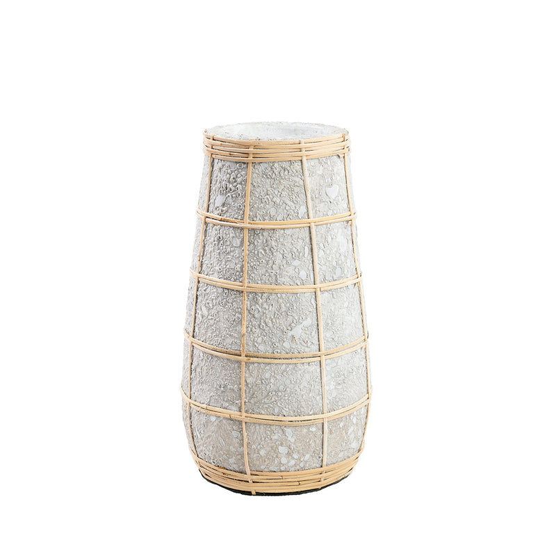 The Cutie Vase - Concrete Natural - M in terracotta — handmade luxury vase curated by Laiyahome