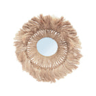 The Abaca Solomon Mirror - Natural in grass — handmade luxury wall mirror curated by Laiyahome