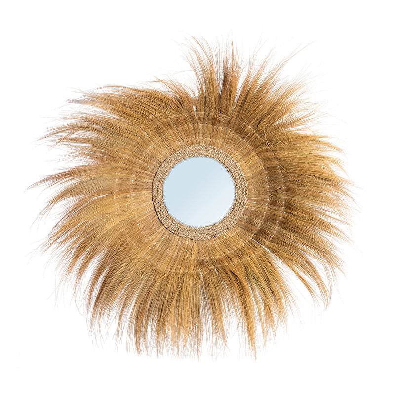The Sunken Forest Mirror - Natural in glass — handmade luxury wall mirror curated by Laiyahome