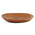 The Teak Root Organic Plate in wood — handmade luxury dinner plate curated by Laiyahome