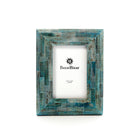 The Ocean Ripple Frame - Turquoise - 10x15 in polyresin — handmade luxury picture frame curated by Laiyahome