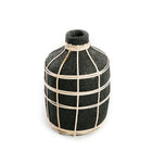 The Whoopy Vase - Black Natural - M in terracotta — handmade luxury vase curated by Laiyahome