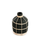 The Whoopy Vase - Black Natural - S in terracotta — handmade luxury vase curated by Laiyahome