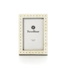 The Boho Dot Frame - Cream - 10x15 in polyresin — handmade luxury picture frame curated by Laiyahome