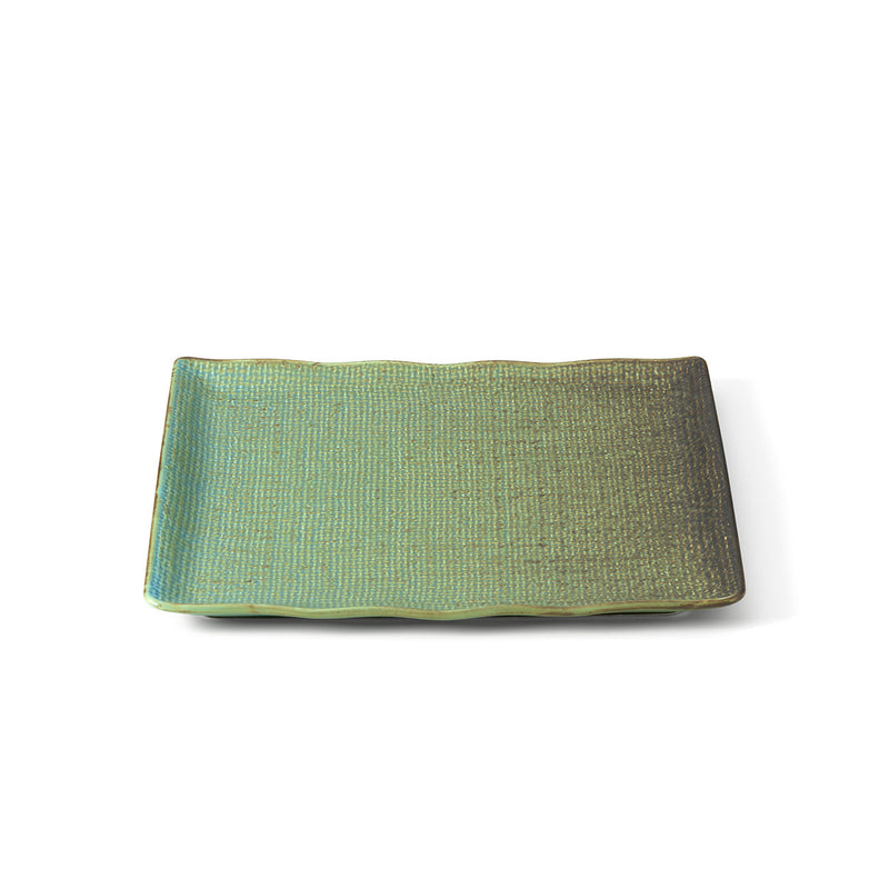 The Lagoon Square Plate - L | ceramic, organic modern