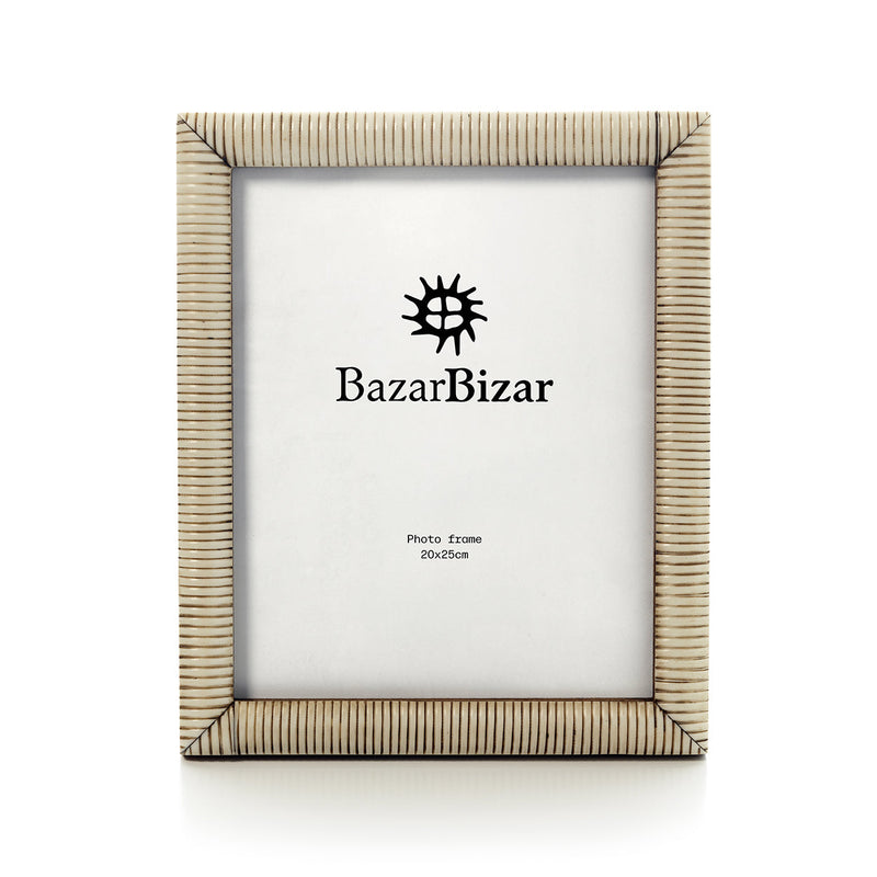 The Nomadic Lines Frame - Antique - 20x25 in polyresin — handmade luxury picture frame curated by Laiyahome
