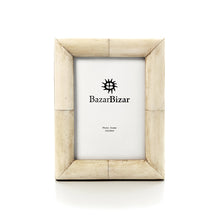 The Wabi Bone Frame - Cream - 13x18 in polyresin — handmade luxury picture frame curated by Laiyahome