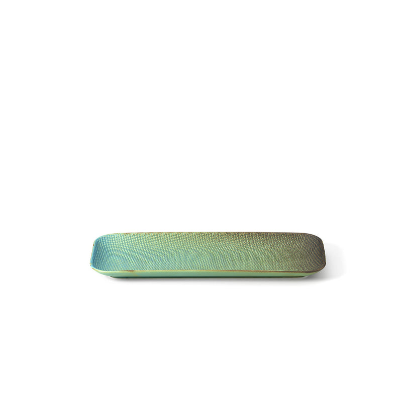 The Lagoon Rectangular Plate - M | ceramic, organic modern
