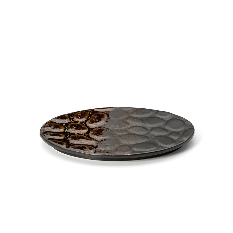 The Merapi Oval Plate - Brown | ceramic, organic modern
