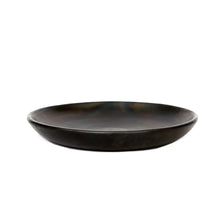 The Burned Classic Plate - Black - M in terracotta — handmade luxury dinner plate curated by Laiyahome