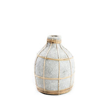 The Whoopy Vase - Concrete Natural - S in terracotta — handmade luxury vase curated by Laiyahome