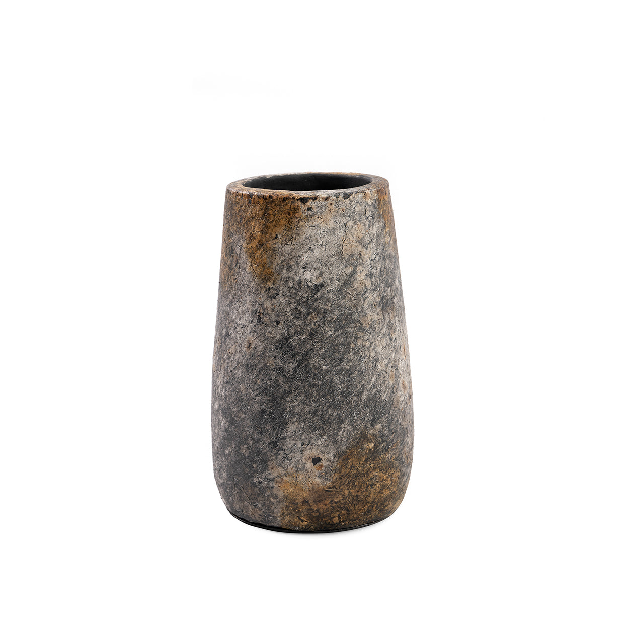 The Spooky Vase - Antique Grey - S in terracotta — handmade luxury vase curated by Laiyahome