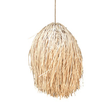 The Shaggy Pendant - Natural - M in rattan — handmade luxury pendant lamp curated by Laiyahome