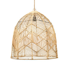 The Bala Pendant - Natural - L in rattan — handmade luxury pendant lamp curated by Laiyahome