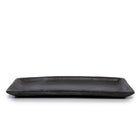 The Burned Sushi Plate - Black - M in terracotta — handmade luxury dinner plate curated by Laiyahome