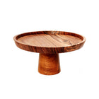 The Teak Root Cake Dish - M in wood — handmade luxury cake stand curated by Laiyahome