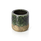The Moss Planter - Concrete Green - M in stoneware — handmade luxury planter curated by Laiyahome