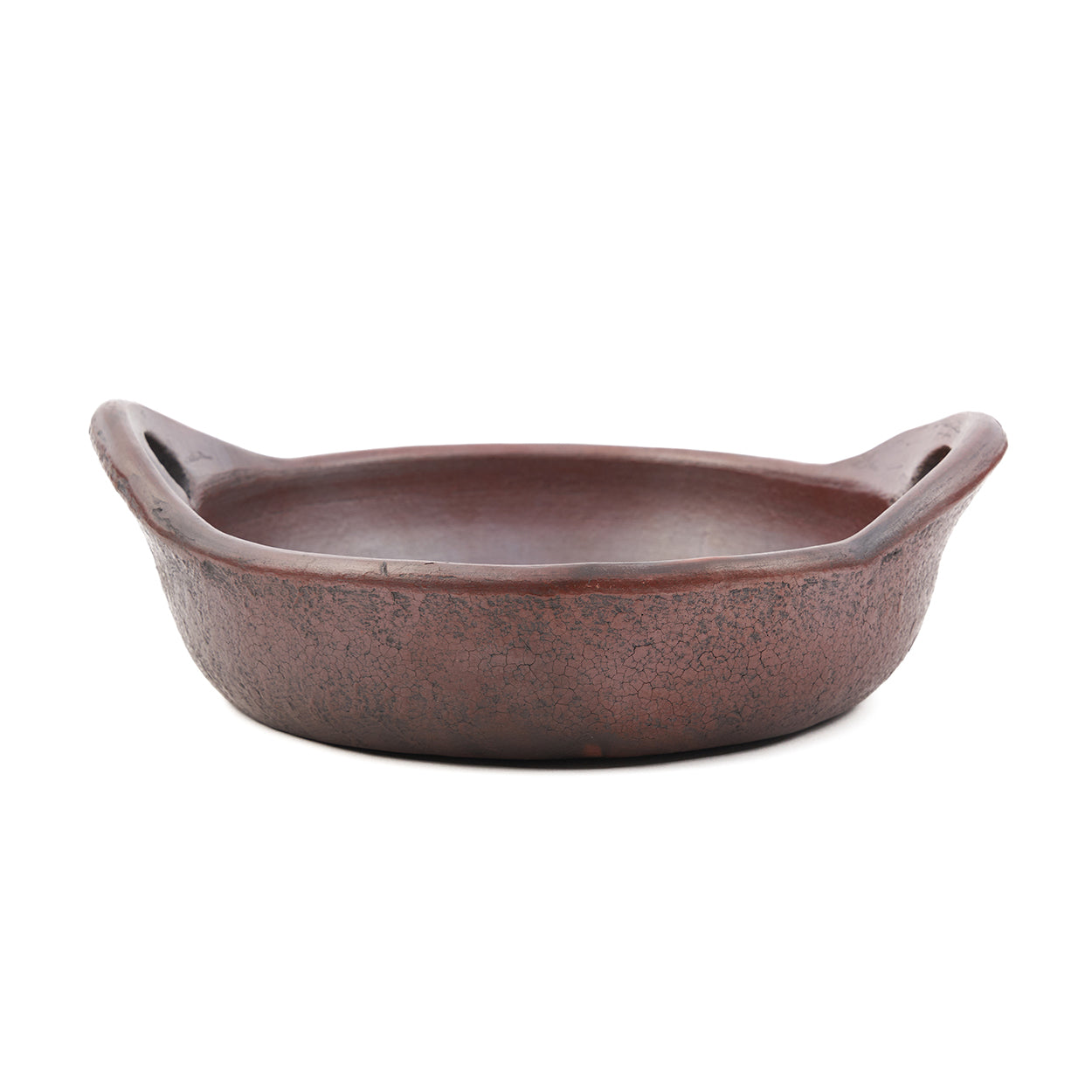The Ethnic Deep Plate - Terracotta in terracotta, earthenware — handmade luxury dinner plate curated by Laiyahome