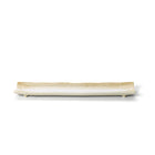 The Da Rocha Long Platter  - White Honey in ceramic — handmade luxury serving plate curated by Laiyahome