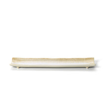 The Da Rocha Long Platter  - White Honey in ceramic — handmade luxury serving plate curated by Laiyahome