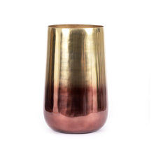 The Two Tone Brass Planter - Brass - XL in aluminium — handmade luxury planter curated by Laiyahome