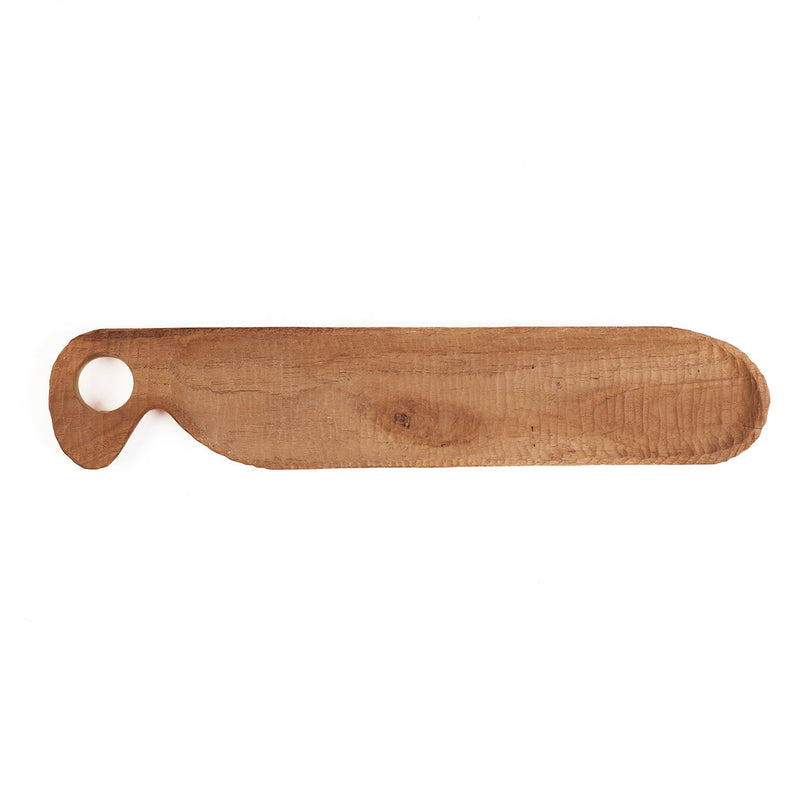 The French Bread Plate - Natural in wood — handmade luxury dinner plate curated by Laiyahome