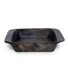 The Burned Oven Tray - Black in terracotta — handmade luxury serving tray curated by Laiyahome