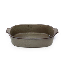 The Comporta Oven Tray - Green - M in ceramic — handmade luxury serving tray curated by Laiyahome