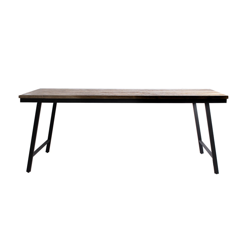 The Herringbone Console - Natural in wood — handmade luxury console table curated by Laiyahome