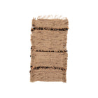 The Oh My Gee Cutlery Holder - Beige Black in cotton — handmade luxury knife rest curated by Laiyahome