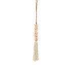 The Shell & Cotton Tassel - Pink in shell — handmade luxury wall decoration curated by Laiyahome