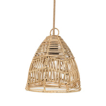 The Bala Pendant - Natural - S in rattan — handmade luxury pendant lamp curated by Laiyahome
