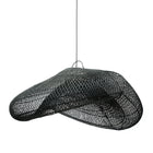 The Cloud Pendant - Black - XXL in rattan — handmade luxury pendant lamp curated by Laiyahome
