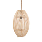 The Zuri Pendant - Natural - M in rattan — handmade luxury pendant lamp curated by Laiyahome