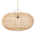 The Wholly Pendant - Natural - L in rattan — handmade luxury pendant lamp curated by Laiyahome